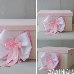 Κουτί βάπτισης προσφορά "Φιόγκος" ΚΤ206 Κουτί βάπτισης προσφορά "Φιόγκος" ΚΤ206