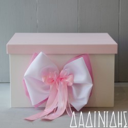 Κουτί βάπτισης προσφορά "Φιόγκος" ΚΤ206 Κουτί βάπτισης προσφορά "Φιόγκος" ΚΤ206