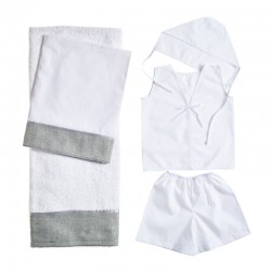 Λαδόπανα με φάσα από γκρι λινάτσα ΑΛΔ104