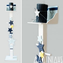 Ξύλινος καλόγερος βάπτισης "My little star" ΛΑΜΠ118 Ξύλινος καλόγερος βάπτισης "My little star" ΛΑΜΠ118