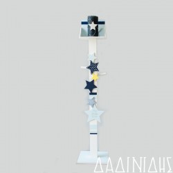 Ξύλινος καλόγερος βάπτισης "My little star" ΛΑΜΠ118 Ξύλινος καλόγερος βάπτισης "My little star" ΛΑΜΠ118