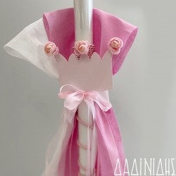 Λαμπάδα με ξύλινη κορώνα ΛΑΜΠ255