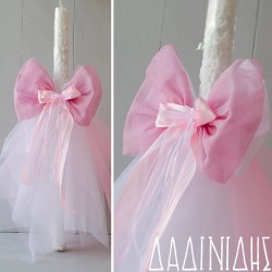 Λαμπάδα προσφορά με φιόγκο ΛΑΜΠ121 Λαμπάδα προσφορά με φιόγκο ΛΑΜΠ121