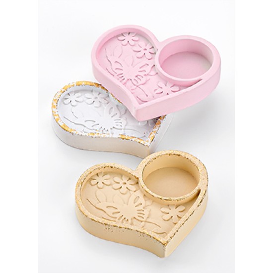 Κεραμική βάση ρεσώ καρδιά ΜΠΟΝ263