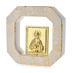 Κεραμικό με εικόνα χρυσή Χριστός ΜΠΟΝ210