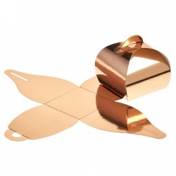 Χάρτινο κουτάκι ροζ-χρυσό ΜΠΟΝ17 Χάρτινο κουτάκι ροζ-χρυσό ΜΠΟΝ17