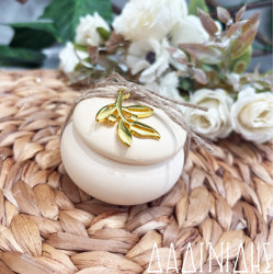 Κεραμική μπιζουτιέρα μακαρόν με ελιά ΜΠΟΝ229