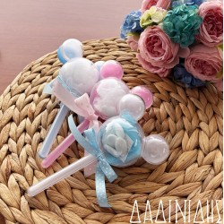 ΑΚΡΥΛΙΚΟ ΡΑΒΔΙ ΠΟΝΤΙΚΑΚΙ Mickey-Minnie ΜΠΟΝ130