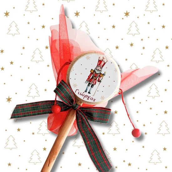 Μπομπονιέρα ξύλινο τυμπανάκι με θεματικό αυτοκόλλητο ΜΠΟΝ215 Μπομπονιέρα ξύλινο τυμπανάκι με θεματικό αυτοκόλλητο ΜΠΟΝ215