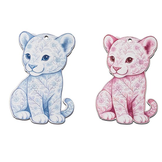 Μπομπονιέρα-προσκλητήριο κουτάκι με μπρελόκ Baby Dior ΜΠΟΝ256