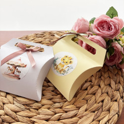 Οικονομική μπομπονιέρα χάρτινο κουτάκι τσαντάκι με το θέμα σας ΜΠΟΝ233