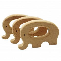 Ξύλινο μασητικό ελεφαντάκι ΣΑΛ111