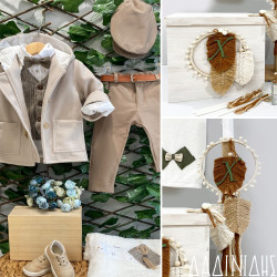 Πακέτο βάπτισης "Μacrame boho" Guy Laroche ΠΑ238 Πακέτο βάπτισης "Μacrame boho" Guy Laroche ΠΑ238