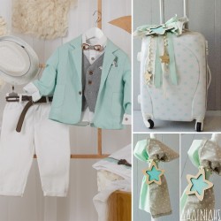 Πακέτο βάπτισης  "βαλίτσα πουά αστέρι" Guy Laroche ΠΑ149 Πακέτο βάπτισης  "βαλίτσα πουά αστέρι" Guy Laroche ΠΑ149