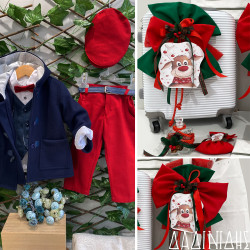 Πακέτο βάπτισης "Χριστουγεννιάτικο Τάρανδος" Guy Laroche ΠΑ241 Πακέτο βάπτισης "Χριστουγεννιάτικο Τάρανδος" Guy Laroche ΠΑ241