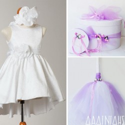 Πακέτο βάπτισης "Μώβ λουλούδια" Μάκης Τσέλιος ΠΚ101 Πακέτο βάπτισης "Μώβ λουλούδια" Μάκης Τσέλιος ΠΚ101