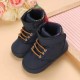 Βρεφικό sneaker μπλε με καρό λεπτομέρεια ΠΑΑ554