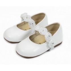Παπουτσάκι βάπτισης Babywalker Bs3523 λευκό ΠΑΚ211