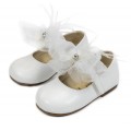 Παπουτσάκι βάπτισης Babywalker Bs3562 λευκό ΠΑΚ213