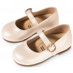 Παπουτσάκι βάπτισης Babywalker Bs3586 εκρού ΠΑΚ243