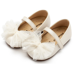 Παπουτσάκι βάπτισης Babywalker Bs3589 εκρού ΠΑΚ104