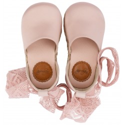 Παπουτσάκι βάπτισης Babywalker Bw4772 ροζ ΠΑΚ125