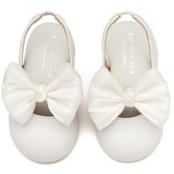 Παπουτσάκι βάπτισης Babywalker Bw4852 λευκό ΠΑΚ320 Παπουτσάκι βάπτισης Babywalker Bw4852 λευκό ΠΑΚ320