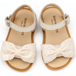 Παπουτσάκι βάπτισης Babywalker Bw4854 εκρού ΠΑΚ326 Παπουτσάκι βάπτισης Babywalker Bw4854 εκρού ΠΑΚ326