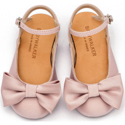 Παπουτσάκι βάπτισης Babywalker Bw4855 ροζ ΠΑΚ308