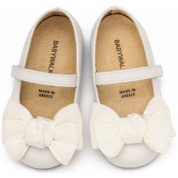 Παπουτσάκι βάπτισης Babywalker Bw4857 λευκό ΠΑΚ313 Παπουτσάκι βάπτισης Babywalker Bw4857 λευκό ΠΑΚ313