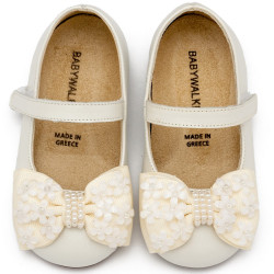 Παπουτσάκι βάπτισης Babywalker Bw4862 εκρού ΠΑΚ325 Παπουτσάκι βάπτισης Babywalker Bw4862 εκρού ΠΑΚ325