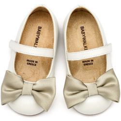 Παπουτσάκι βάπτισης Babywalker Bw4865 λαδί ΠΑΚ310 Παπουτσάκι βάπτισης Babywalker Bw4865 λαδί ΠΑΚ310