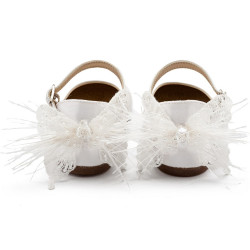 Παπουτσάκι βάπτισης Babywalker Bw4866 λευκό ΠΑΚ132