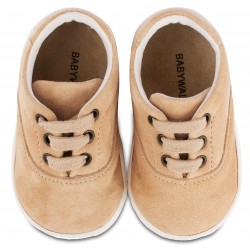 Παπουτσάκι βάπτισης Babywalker Pri2099 μπεζ ΠΑΑ123 Παπουτσάκι βάπτισης Babywalker Pri2099 μπεζ ΠΑΑ123