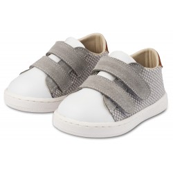 Παπουτσάκι βάπτισης Babywalker Pri2104 γκρι ΠΑΑ104 Παπουτσάκι βάπτισης Babywalker Pri2104 γκρι ΠΑΑ104