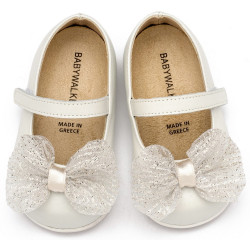 Παπουτσάκι βάπτισης Babywalker Pri2639 εκρού ΠΑΚ289