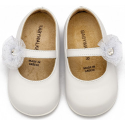 Παπουτσάκι βάπτισης Babywalker Pri2642 λευκό ΠΑΚ287