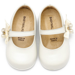 Παπουτσάκι βάπτισης Babywalker Pri2646 εκρού ΠΑΚ295