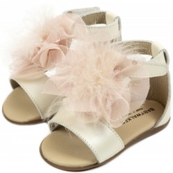 Παπουτσάκι βάπτισης Babywalker Pri2599 εκρού/ροζ ΠΑΚ144