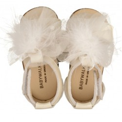 Παπουτσάκι βάπτισης Babywalker Pri2599 εκρού ΠΑΚ153