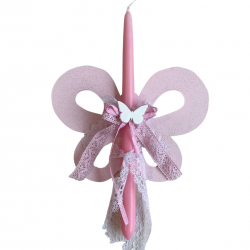 Πασχαλινή λαμπάδα "Πεταλούδα" ΔΒ184