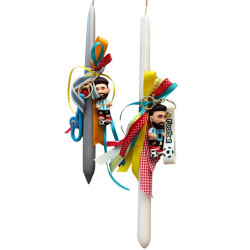 Πασχαλινή λαμπάδα "Μπρελόκ Messi" ΔΒ284