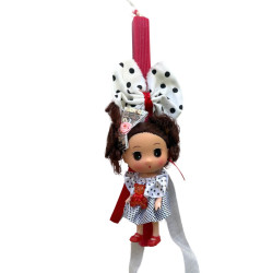 Πασχαλινή λαμπάδα "Μπρελόκ κουκλίτσα" ΔΒ277 Πασχαλινή λαμπάδα "Μπρελόκ κουκλίτσα" ΔΒ277