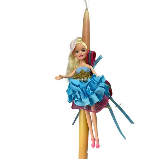 Πασχαλινή λαμπάδα "Κούκλα" ΔΒ308