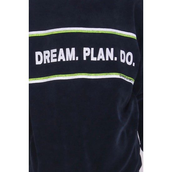 Πιτζάμα βελουτέ Dreams 2676101 Πιτζάμα βελουτέ Dreams 2676101