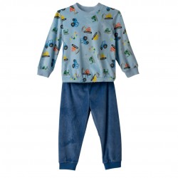 Πιτζάμα βελουτέ Hashtag Η-328 Πιτζάμα βελουτέ Hashtag Η-328