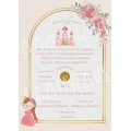 Προσκλητήριο βάπτισης "Πριγκίπισσα" ΠΡΟ203