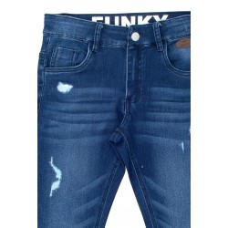 Παντελόνι τζιν ελαστικό Funky 223-112102 Παντελόνι τζιν ελαστικό Funky 223-112102