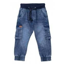 Παντελόνι τζιν με λάστιχο Funky 223-312101 Παντελόνι τζιν με λάστιχο Funky 223-312101