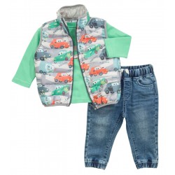 Σετ 3ων τεμαχίων με γιλέκο Funky 123-895101 Σετ 3ων τεμαχίων με γιλέκο Funky 123-895101